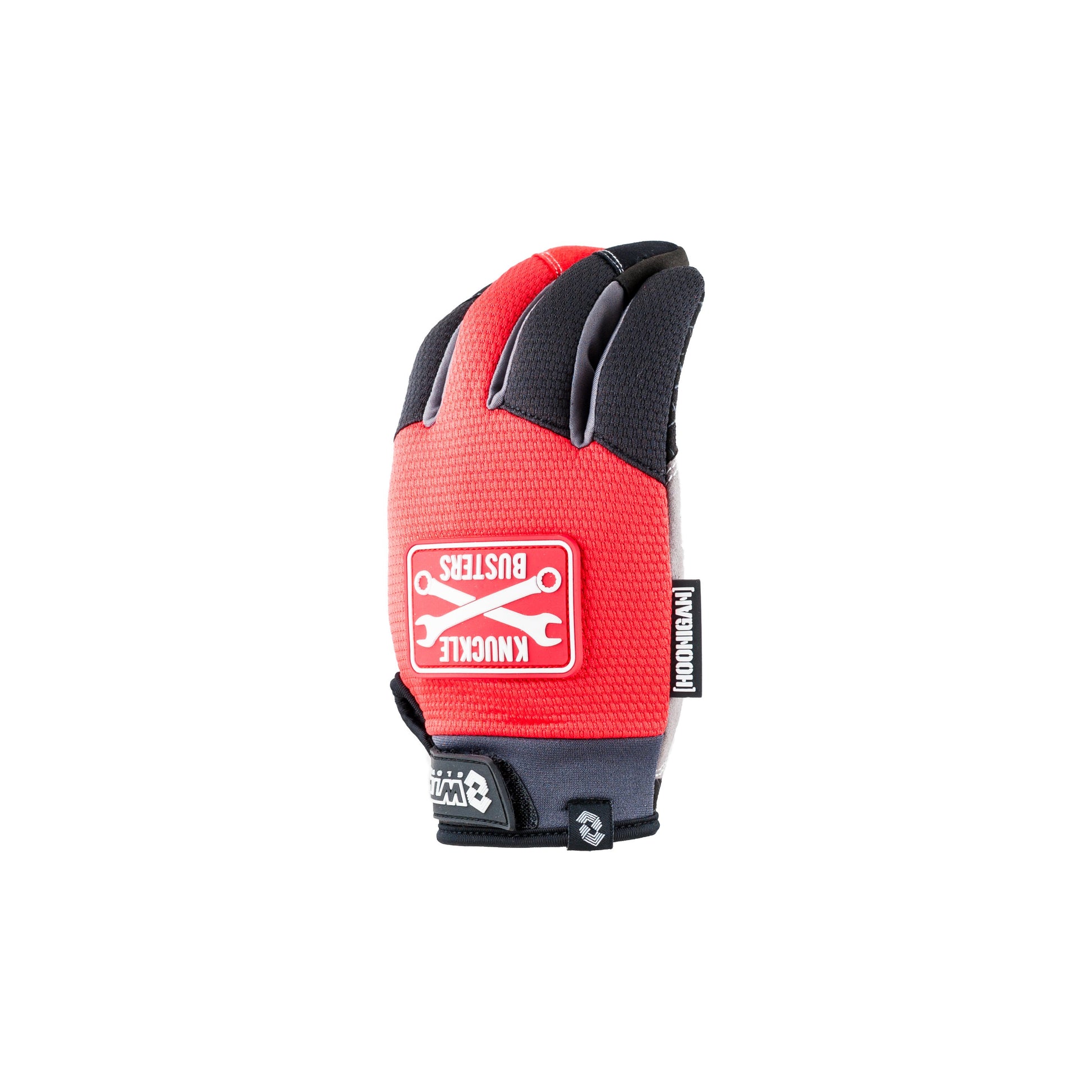 WTD Kuckle Busters Smartglove with touchscreen technology - flip the bird mechanics glove