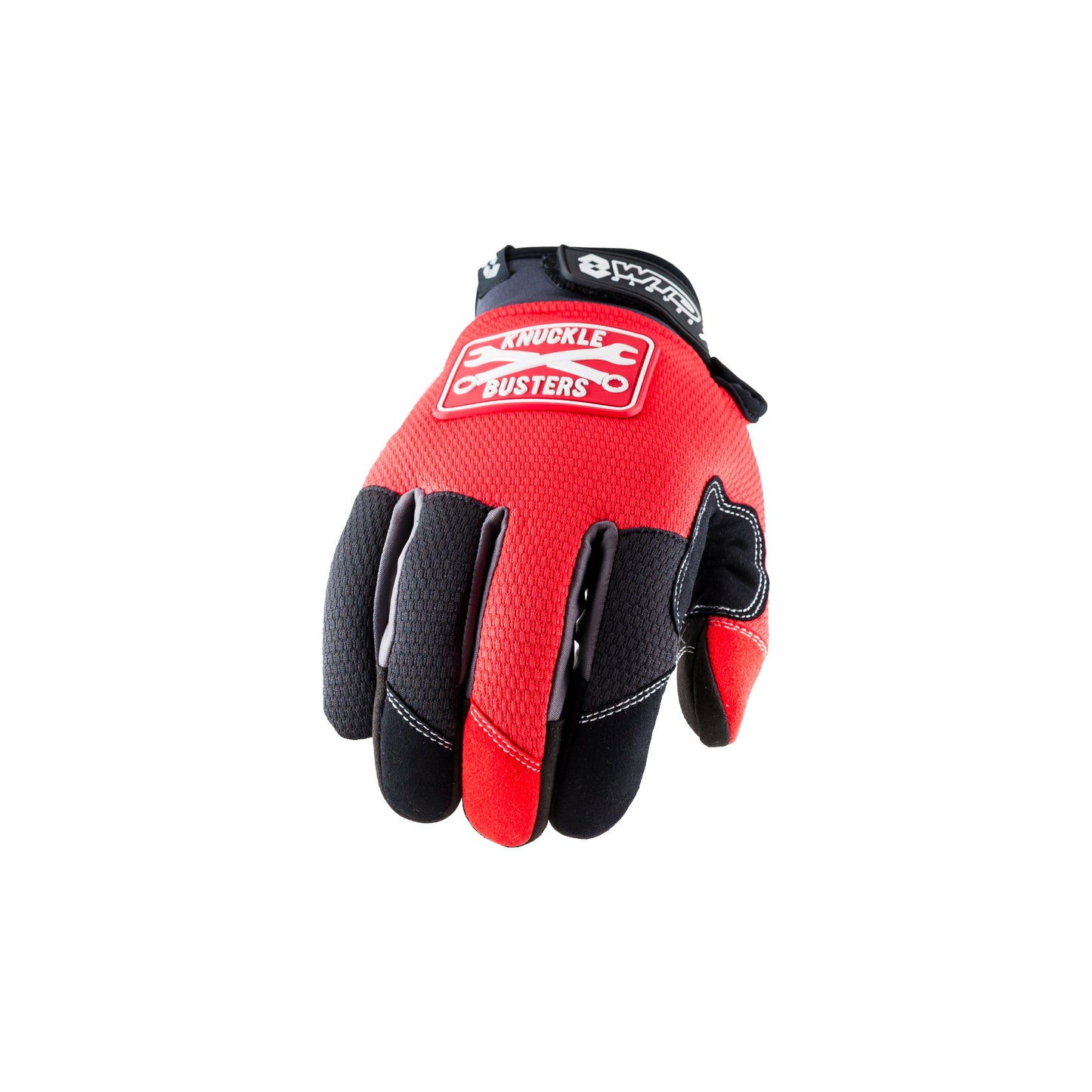 WTD Kuckle Busters Smartglove with touchscreen technology - flip the bird mechanics glove
