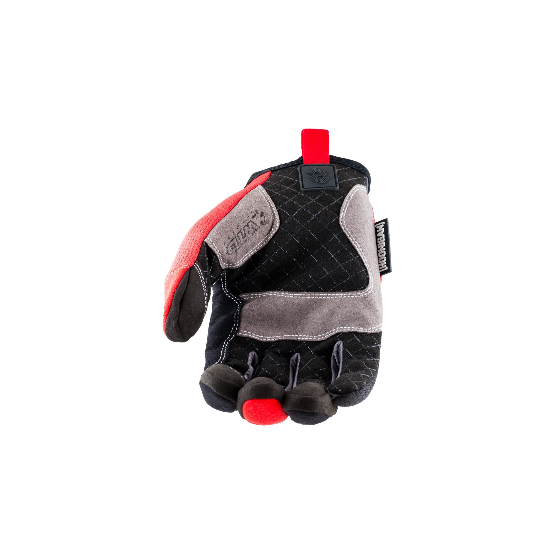 WTD Kuckle Busters Smartglove with touchscreen technology - flip the bird mechanics glove