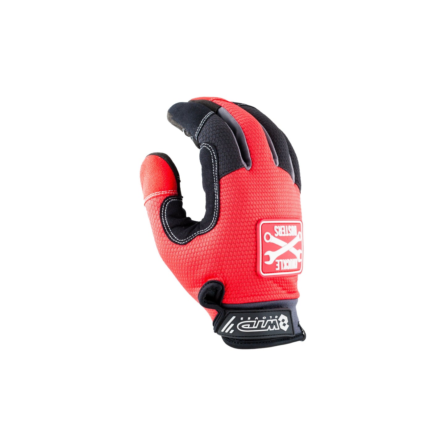 WTD Kuckle Busters Smartglove with touchscreen technology - flip the bird mechanics glove